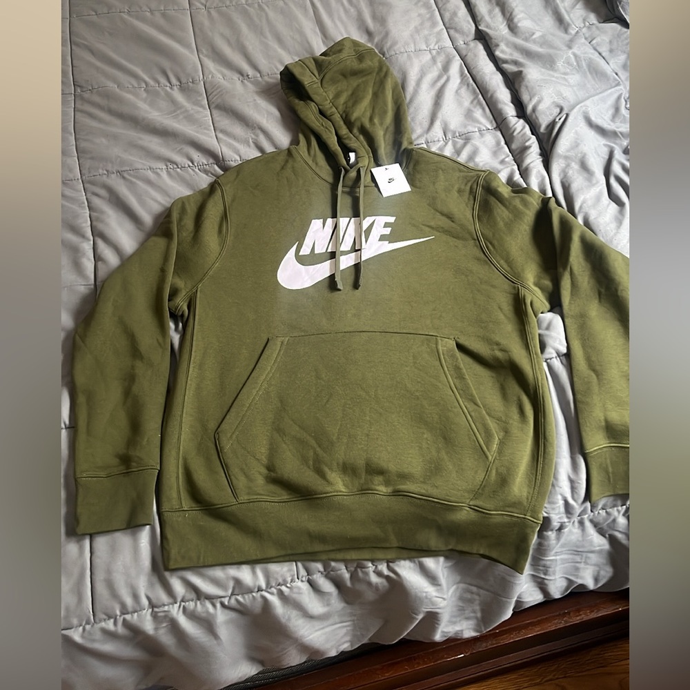 Olive Green Nike Hoodie (M)